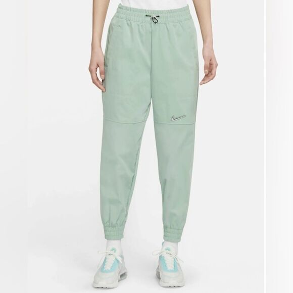 Nike Sportswear Swoosh Women's Woven Pants Size XL - Picture 1 of 6